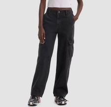 Levi's Women's Mid-Rise 94's Baggy Straight Leg Cargo Jeans - 32x30