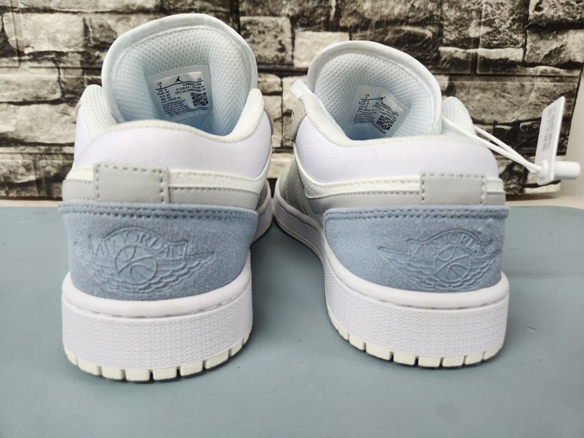 Nike Air Jordan 1 Low 'Paris' Football Grey Men's Shoes CV3043-100
