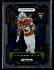 2024 Panini Prizm Draft Picks #170 Jordan Whittington Card Texas Longhorns