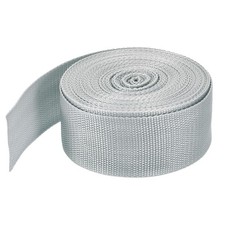 Lightweight Polypropylene Webbing Strap 5cm 10-Yards Light Grey