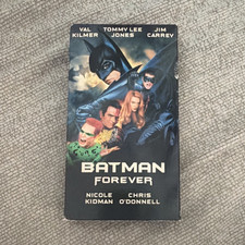Warner Home Video Batman Forever VHS NTSC Full Screen PG-13 1995 Val Kilmer