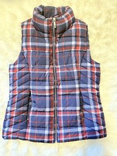 Women's Tommy Hilfiger Puffer Vest Size Small Red White Blue  $35