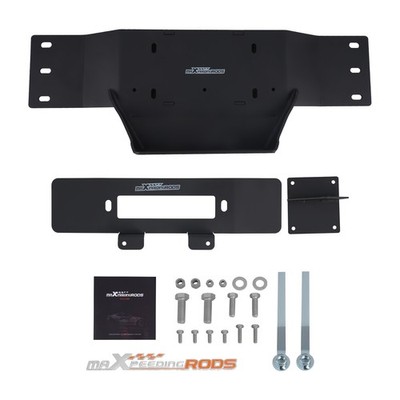 Hidden Winch Mount Plate For Ford F-150 2009~2014 Steel Bracket Heavy Duty