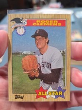 1987 Topps #614 All Star Roger Clemens Boston Red Sox