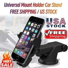 360° Mount Holder Car Stand Windshield For Mobile Cell Phone GPS Universal US~