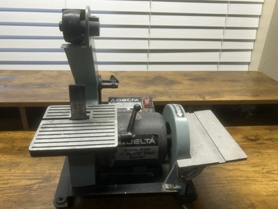 Vintage Delta 1'' Belt 5'' Disc Sander Model 31-080 USA 1/4 HP  READ