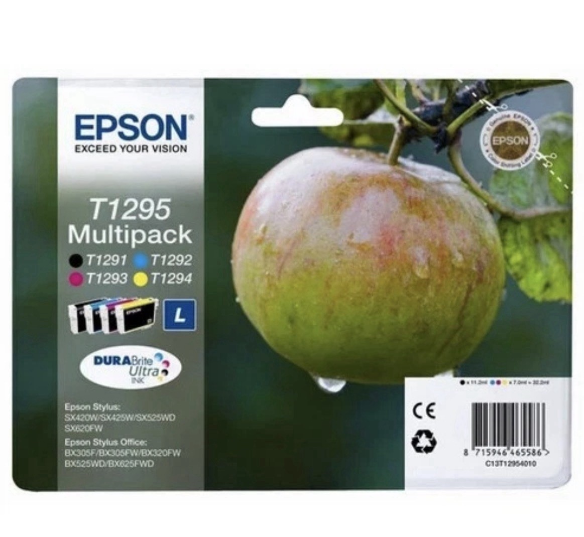Genuine Original Epson T1295 Ink Cartridges Multipack