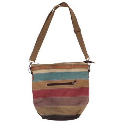 Kattee, Umhängetasche, Damen, Mehrfarbig, Streifen, 22, 13, 32 cm #5Zc