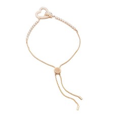 Swarovski Rose Gold Bracelet Lovely Heart Collection Ladies Jewellery - NEW