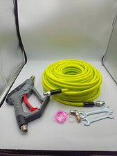 M MINGLE Sewer Jetter Kit for Pressure Washer 100 FT, Drain 100 Yellow
