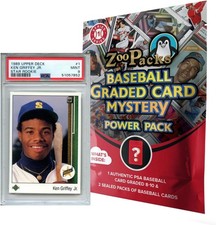 Zoo Packs MLB Baseball PSA Graded Card Mystery Power Pack