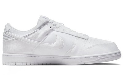 Nike Dunk Low Dover Street Market Triple White Velvet - DH2686-100