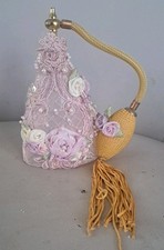 Vintage Style  Perfume Atomizer Long Tassel Spray Bottle. Refillable. 