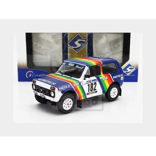 1:18 SOLIDO Lada Niva #182 Rally Paris-Dakar 1984 Jabouille Sardou SL1807305 - Immagine 2 di 2