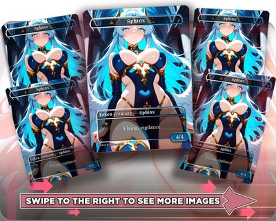 Sphinx (5) - 5x Waifu Tokens Custom Cards