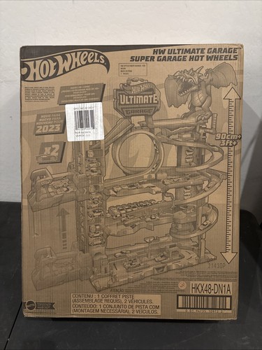 Hot Wheels City Ultimate Garage Playset with 2 Die-Cast Cars Storage for 50 Cars - Picture 2 of 2