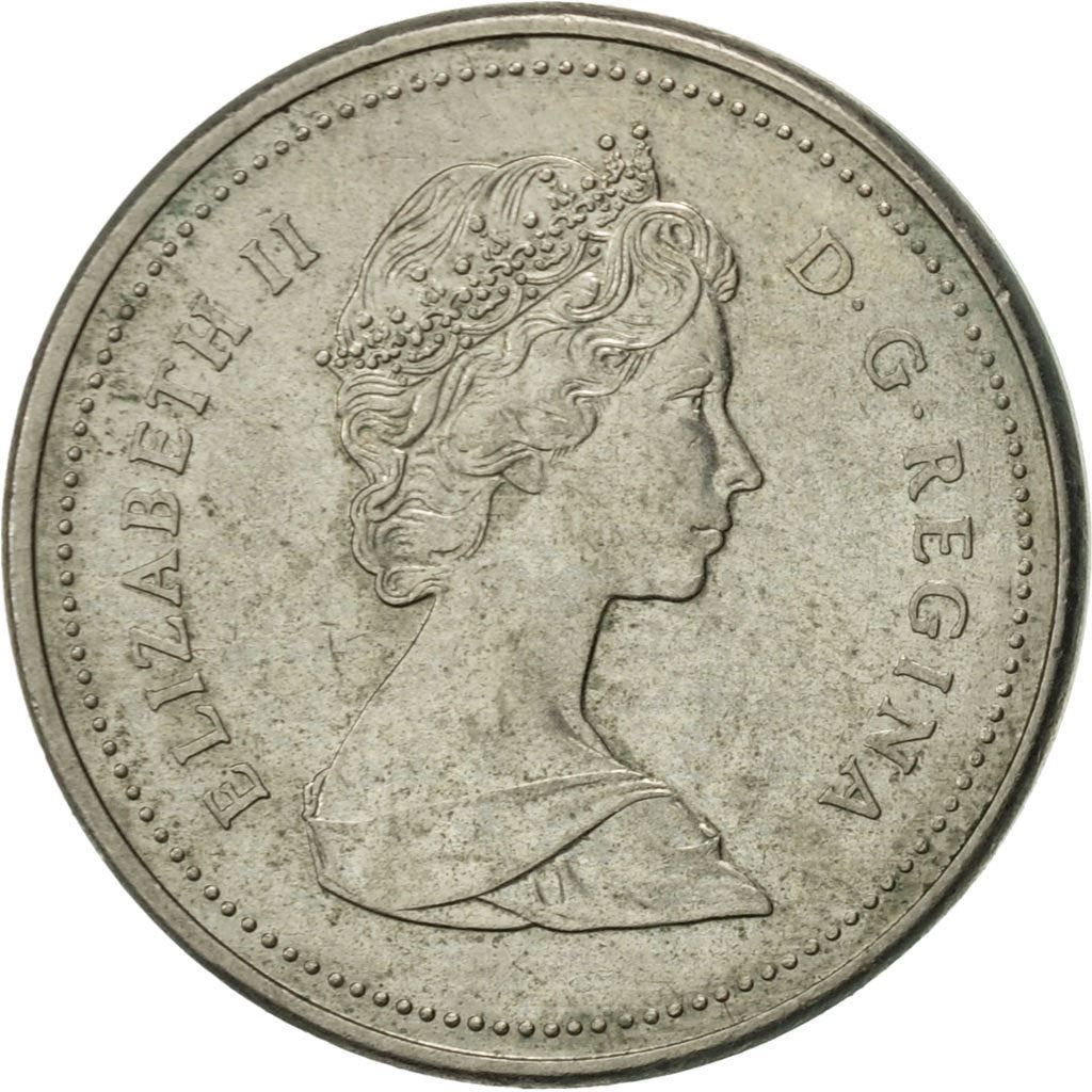 Canada - 5 Cents Coin - Copper-nickel - 2nd portrait - KM:60.2a