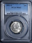 1892-O 25C BARBER SILVER QUARTER KM# 114 PCGS MS 63 A7861
