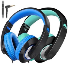 Comfort Kids Headphones with Microphone, Boys Girls Student Over-Ear Headpho...
