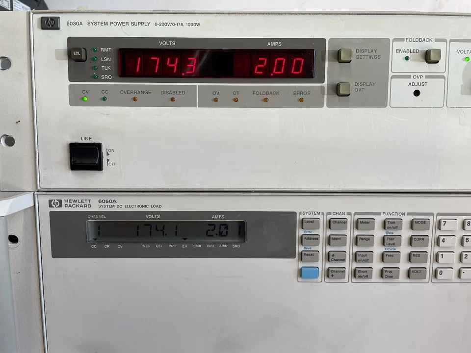 HP / Agilent 6030A System Autoranging DC Power Supply, 200V, 17A, Fully  Tested - Image 4 of 4