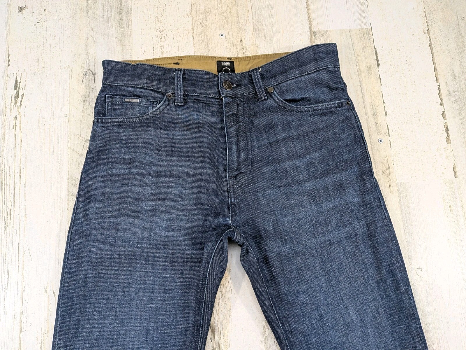 Hugo Boss Jeans Mens Fits Maine3 30x31 Slim Straight Fit Candiani Stretch Denim thumbnail 2