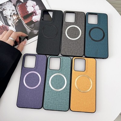 Für Motorola Edge 60 Fusion, Luxus Hybrid Magnetische Weiche Handy Hülle Cover