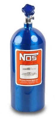 NITROUS OXIDE SYSTEMS 14745NOS 10 lb Aluminum Nitrous Oxide Bottle with Hi-Flo