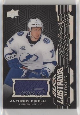 2018-19 SPx UD Black Lustrous Rookies Jerseys Anthony Cirelli #LR-AC RC 2d8