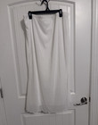 SHEIN Curve Solid White Maxi Skirt with Sheer overlay SZ 4XL — photo 1