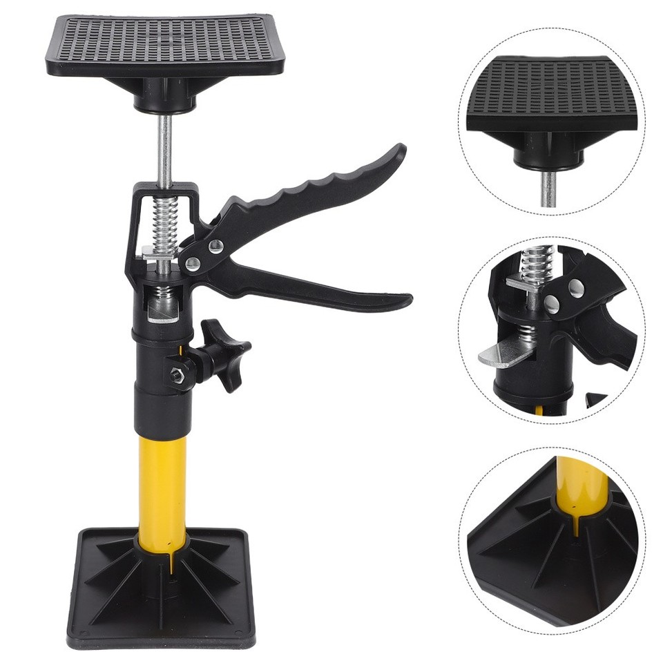 Mini Adjustable Telescoping Support Rods Adjustable Telescopic Cabinet Support Rods Durable Yellow Plastic Iron ...