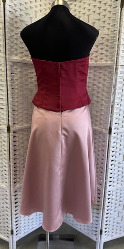 "ALFRED ANGELO"SIZE"12"WOMENS 2PIECE FORMAL TOP&SKIRT~BNWT*GRAPE/DUSTY ROSE* - Picture 5 of 12