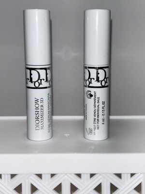 Dior (x2) Diorshow Maximizer 3D Lash Primer-Serum Travel Size 4ml