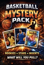 $5 Basketball Card Mystery Pack Guaranteed 1 hit(auto/numbered/memorabilia)