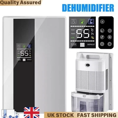 2.2L Large Home Quiet Dehumidifier Portable Moisture Damp Air Dryer New UK STOCK