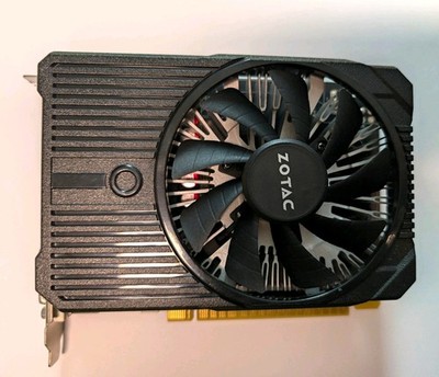 ZOTAC NVIDIA GeForce GTX 1050 Grafikkarte PCIe Single-Fan Kühler