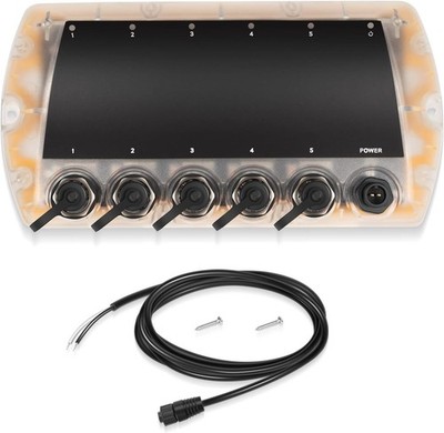 Humminbird 411850-1 5-Port Ethernet Switch APEX SOLIX HELIX G4N/G3N FishFinder