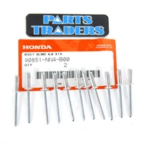 OEM Genuine Honda Montesa Cota 4RT Front Fender Brace/Stay Rivet (Set of 11)