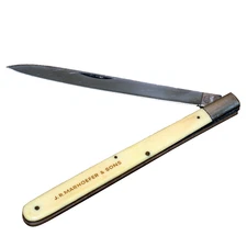 Vintage Celluloid Handle C. Gustav Spitzer Solingen Germany Melon Tester Knife