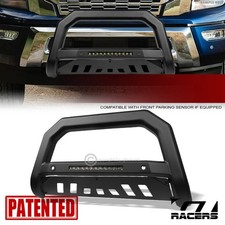 For 2016-2024 Nissan Titan Matte Black Avt Led Bull Bar Guard Wsensor Open Wb For 2016-2024 Nissan Titan Matte Black Avt Led Bull Bar Guard Wsensor Open Wb
