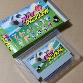 Box & software only, instructions missing, J League Winning Goal, Famicom,