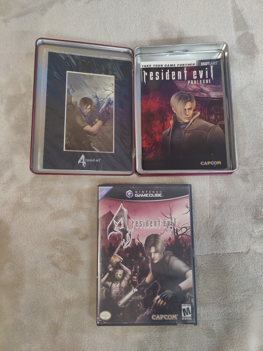 Resident Evil 4 Gamestop Special Edition Red Tin Nintendo GameCube