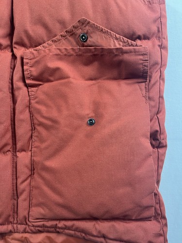 Orange/Red Marty McFly Medium Class 5 Mountaineering Equipage Vest Down - Picture 13 of 13