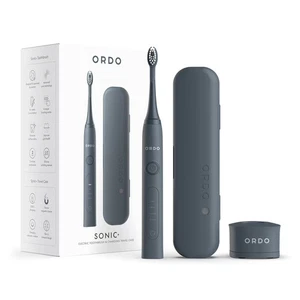 ORDO Brosse à dents électrique Sonic+ & Affaire de frais de voyage - Charbon gris