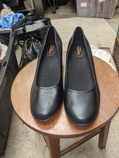 SafeTstep Tressa Women Heel Size 11 Work Professional Comfort Black Synthetic