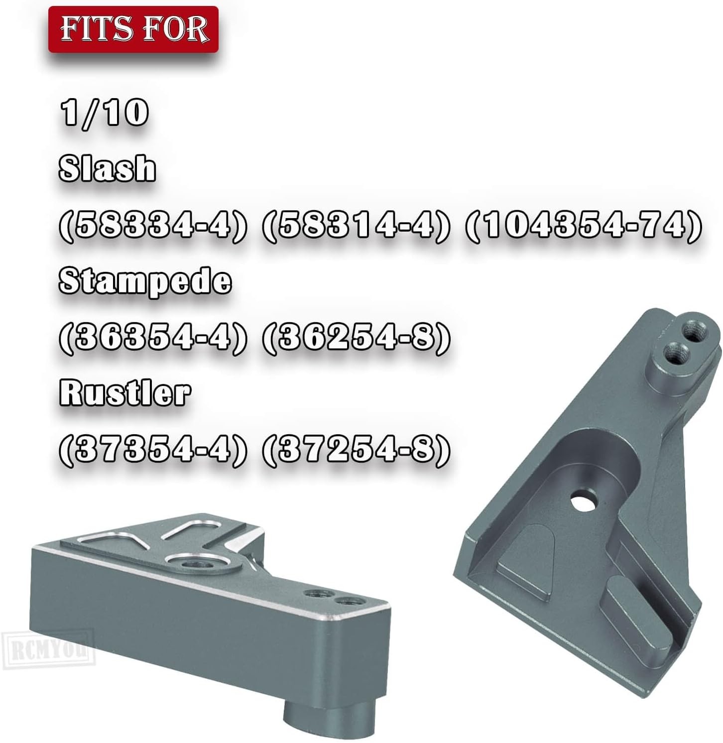 RC Aluminum Rear Shock Mounts Tower Upgrades Part Titanium - (Upgrades) 