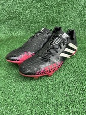 SAMPLE Adidas Predator LZ II TRX FG Men’s Size 10 Black Vivid Berry Pre-Owned