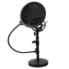 BESPORTBLE 1set Adjustable Desktop Microphone Stand Mic Clip for Podcasting S...