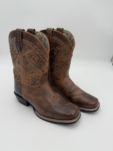 Botas occidentales Smoky Mountain para mujer Shelby tacón para caminar marrón 6063 - Imagen 3 de 4