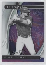 2021 Panini Chronicles Titan Holo Prizm Mike Trout #16 e6o