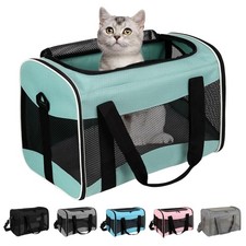 Comfortable Collapsible Pet Carrier for Cats and Small Dogs - Airline Approved